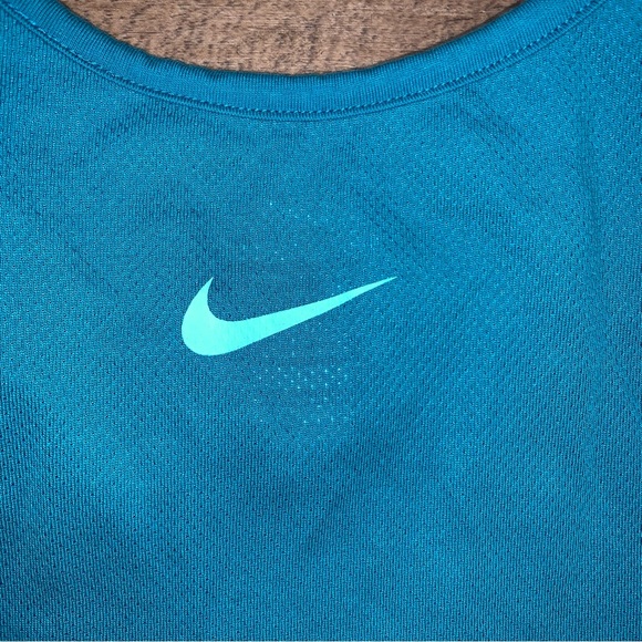 Nike “Just Do It” Activewear Teal Tank Top Women’s Size Large - Picture 10 of 13